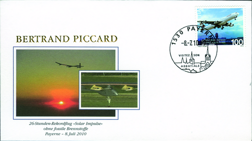 [7371.2010.03] 2010, Erster Nachtflug des Solar Impulse, 8. Juli 2010