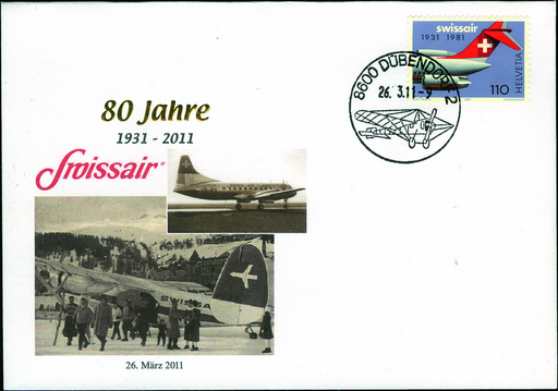 [7371.2011.20] 2011, 80 Jahre Swissair