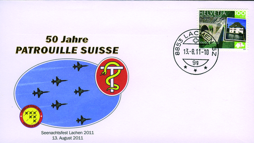 [7371.2011.24] 2011, Patrouille Suisse: Vorführung "Seenachtsfest"