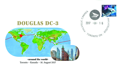 [7371.2017.08] 2017, Douglas DC-3 around the world