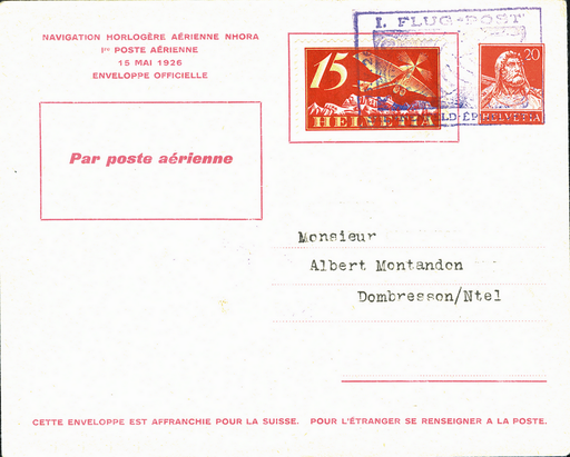 [7373.26.06] 1926, Basel-La Chaux-de-Fonds, BALAIR