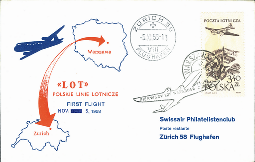 [7373.58.05] 1958, Warschau - Zürich