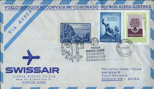 [7373.62.15] 1962, Buenos Aires- Zürich