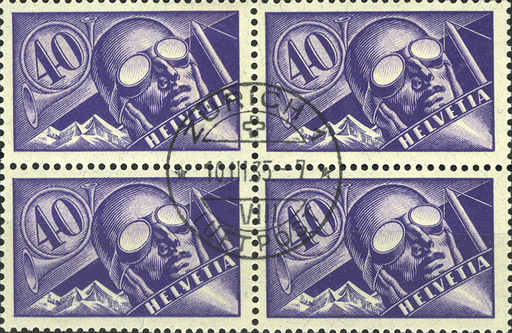 [7375.7.02] 40 Rp. Pilot, violett-hellviolett