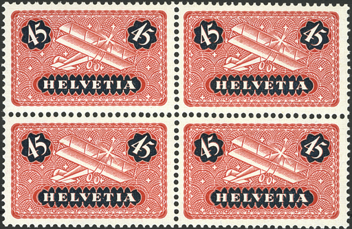 [7375.8.03] 45 Rp. rot-dunkelblau