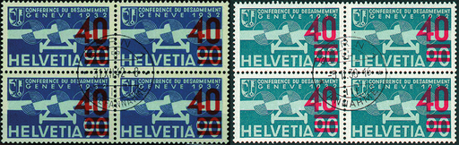 [7375.24.05] 40-90 Rp. Aufdruck hellrot