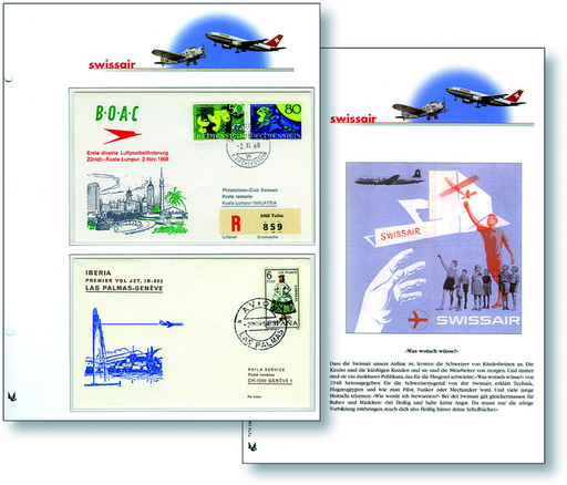 [7379.1968.01] 1968, 2 SWISSAIR-Belege