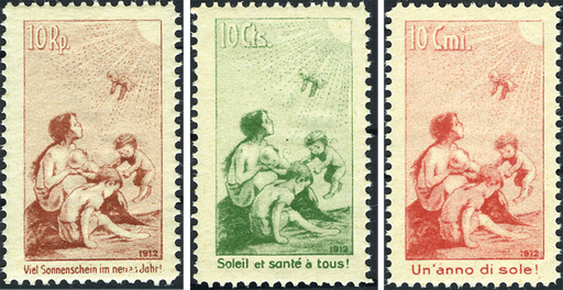 [7380.1.02] 1912, Pro Juventute Vorläufer ohne Frankaturwert