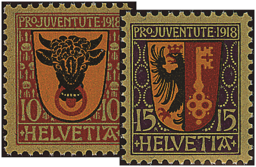 [7390.10.01] 1918, Kantonswappen