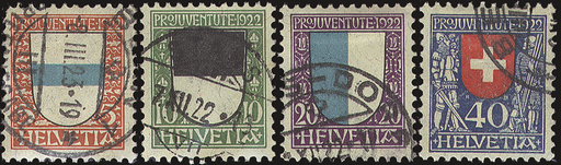 [7390.21.02] 1922, Kantons- und Schweizer Wappen