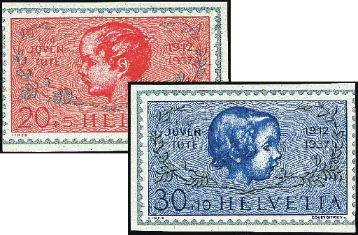 [7390.83.03] 1937, 25 Jahre Pro-Juventute-Marken