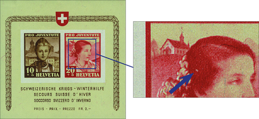 [7390.99.10] 20+5 Rp. Obwaldnerin, "Bohne im Haar"