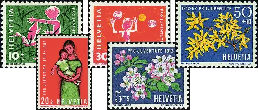 [7390.193.01] 1962, 50 Jahre Pro-Juventute-Marken