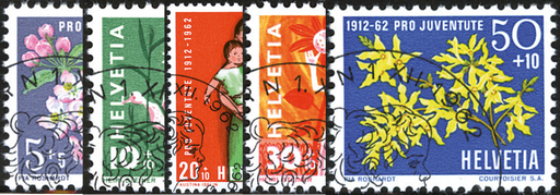 [7390.193.02] 1962, 50 Jahre Pro-Juventute-Marken