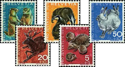 [7390.210.01] 1965, Einheimische Wildtiere