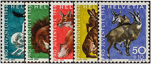 [7390.215.01] 1966, Einhemische Wildtiere