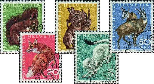 [7390.215.02] 1966, Einhemische Wildtiere