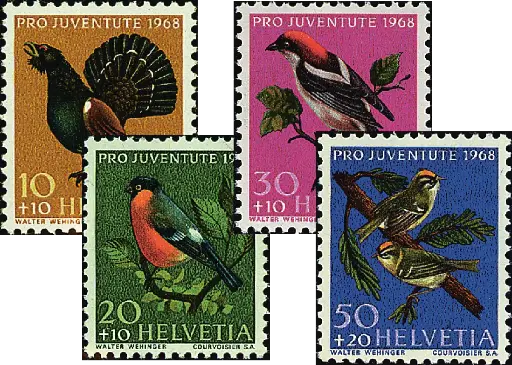 [7390.224.01] 1968, Einheimische Vögel
