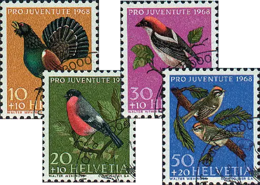 [7390.224.02] 1968, Einheimische Vögel