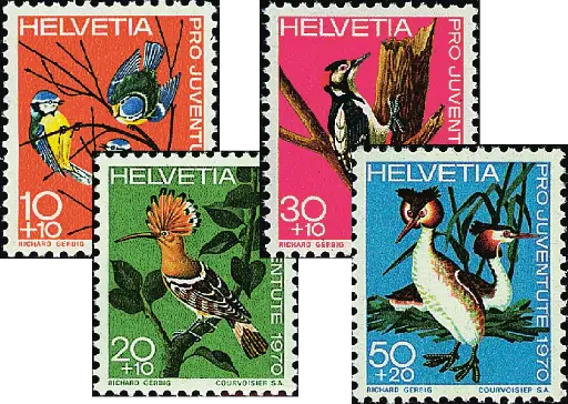 [7390.232.01] 1970, Einheimische Vögel