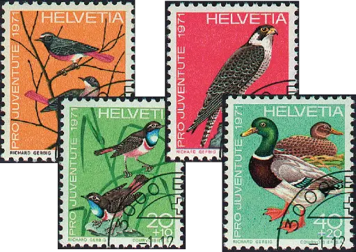 [7390.236.02] 1971, Einheimische Vögel