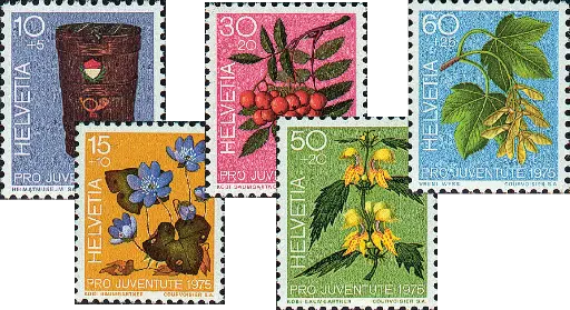[7390.252.01] 1975, Tag der Briefmarke, Zierpflanzen des Waldes
