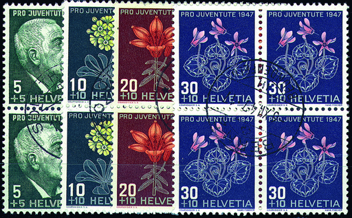 [7395.121.02] 1947, Bildnis Jacob Burckhardts und Alpenblumenbilder