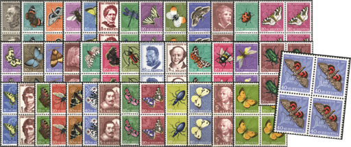 [7395.133.05] 1950-1957, Pro Juventute Komplett-Kollektion