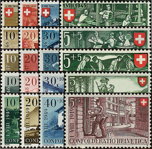 [7400.26.03] 1945-1949, Arbeit Schweizerhaus I-IV
