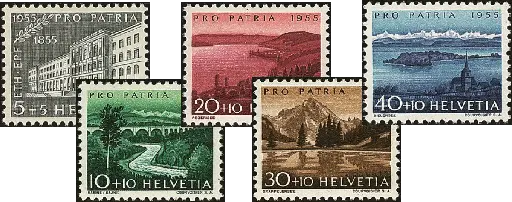 [7400.71.01] 1955, ETH Zürich, Seen und Wasserläufe