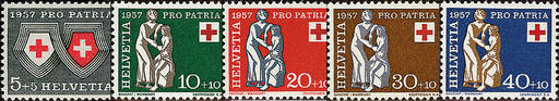 [7400.81.01] 1957, Wappen und Sinnbild der Barmherzigkeit