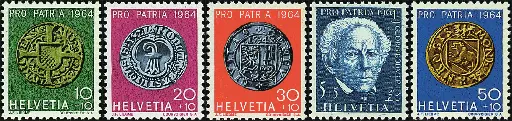 [7400.118.01] 1964, Johann Georg Bodmer, alte Schweizer Münzen