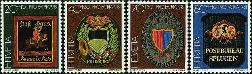 [7400.190.01] 1981, Postschilder