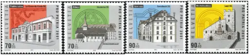[7400.272.01] 2001, Denkmäler der Schweizer Kulturgeschichte
