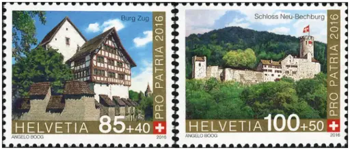 [7400.333.01] 2016, Burgen und Schlösser der Schweiz