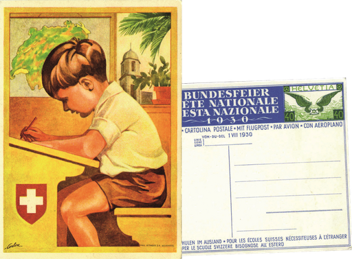 [7404.66.01] 10 Rp. Knabe auf Schulbank