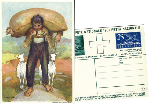 [7404.71.01] 10 Rp. Senn mit Ziegen