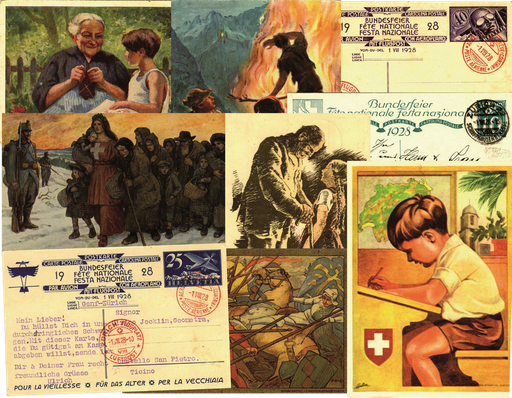 [7404.1912.01] 1912, Bundesfeier-Spezialkollektion 10 hochwertige Ausgaben