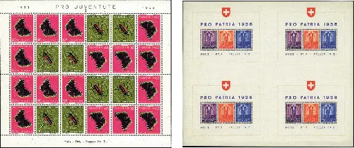 [7410.18.13] 1943, Nationale Briefmarkenausstellung in Genf (GEPH)