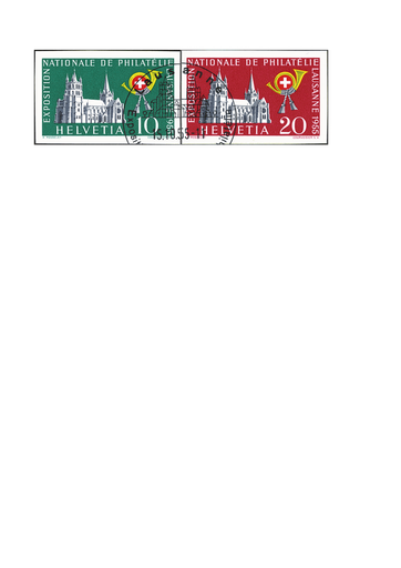 [7410.33.02] 1955, Nationale Briefmarkenausstellung in Lausanne