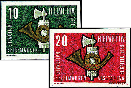 [7410.36.01] 1959, Nationale Briefmarkenausstellung in St. Gallen (NABAG)