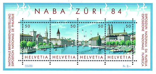[7410.64.01] 1984, Nationale Briefmarkenausstellung in Zürich (NABA Züri 84)