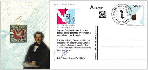 [7410.123.08] 2020, Tag der Briefmarke 2020 - Basel
