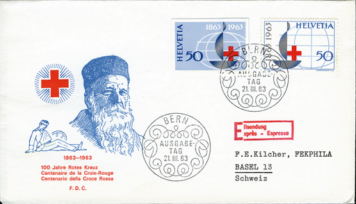 [7411.39.01] 1963, 100 Jahre Rotes Kreuz, 1863-1963