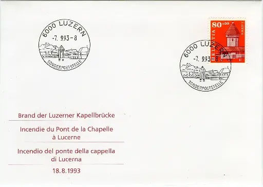 [7411.74.01] 1993, Zugunsten der Kapellbrücke in Luzern