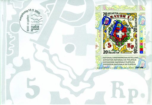 [7411.89.02] 2000, Nationale Briefmarkenausstellung St.Gallen (NABA 2000) II
