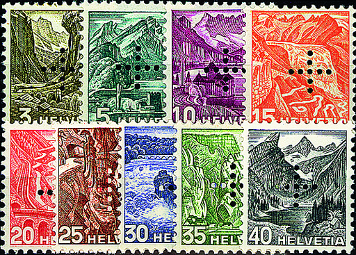 [7430.19.01] 1935-1937, Landschaftsbilder in Stichtiefdruck