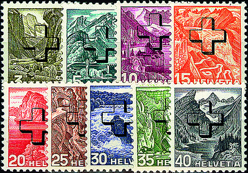 [7430.28.03] 1938, Landschaftsbilder in Stichtiefdruck