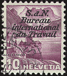 [7450.41.02] 10 Rp. Chillon, nachgest. Platte