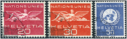 [7490.28.02] 1959, UNO-Signet und geflügelte Gestalt